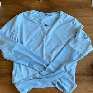 Nikki blackketter Gymshark long sleeve crop top